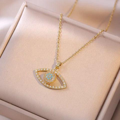 The Golden Evil Eye Necklace