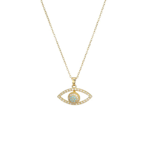 The Golden Evil Eye Necklace