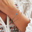 Golden Evil Eye Minimalist Bracelet