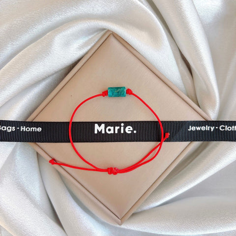 The Woven Hexagon Adjustable Gemstone Bracelet