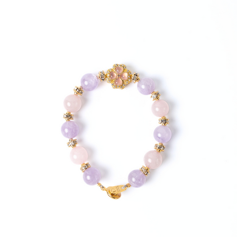 Yuan Du Clover Gemstone Bracelet