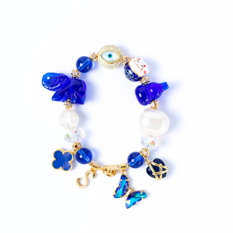 Xiang Sapphire Charm Gemstone Bracelet