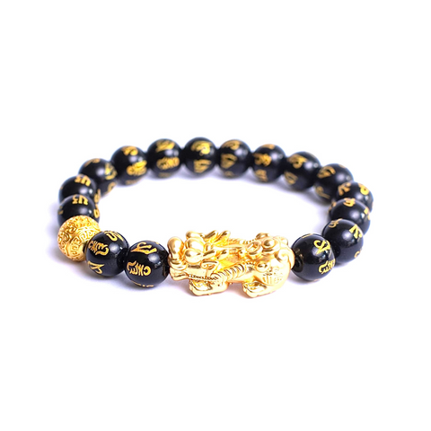 Black Mantra Pixiu Bracelet