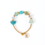 December (Turquoise) Charm Birthstone Bracelet