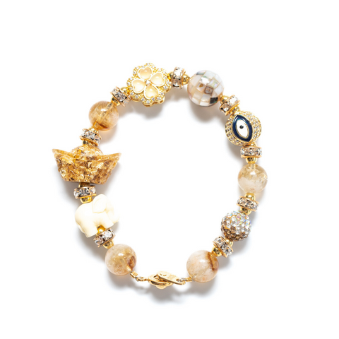 Jinzi Citrine Gemstone Bracelet