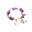 Golden Butterfly Amethyst Bracelet