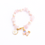 Golden Butterfly Rose Quartz Bracelet