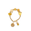 Wanshou Ju Citrine Charm Gemstone Bracelet