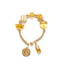 Wanshou Ju Citrine Charm Gemstone Bracelet