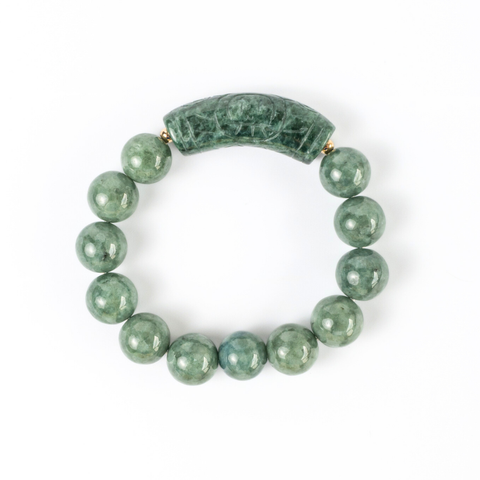 Burma Jade Ruyi Gemstone Bracelet