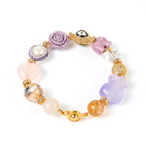 Zi Dingxiang Charm Gemstone Bracelet