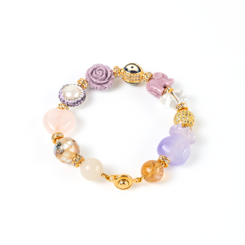 Zi Dingxiang Charm Gemstone Bracelet