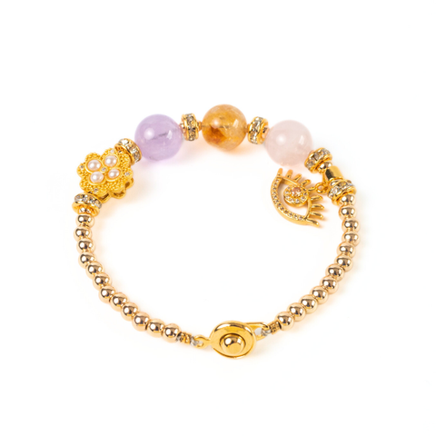 The Guang Minimalist Charm Gemstone Bracelet