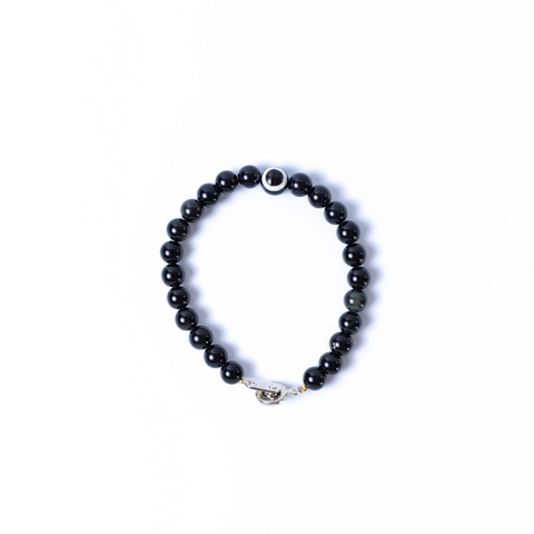 Evil Eye Black Obsidian Gemstone Bracelet