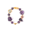 Yiyi Amethyst Charm Gemstone Bracelet