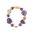 Yiyi Amethyst Charm Gemstone Bracelet