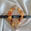 Ni Shi Brown Agate Charm Gemstone Bracelet