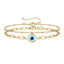 Golden Evil Eye Minimalist Bracelet