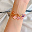 Fenhong Mao Charm Gemstone Bracelet