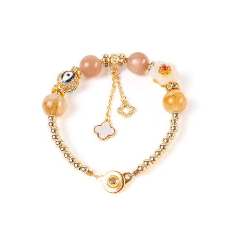 Mingxing Charm Gemstone Bracelet