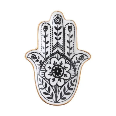 Hand of Hamsa Jewelry Plate