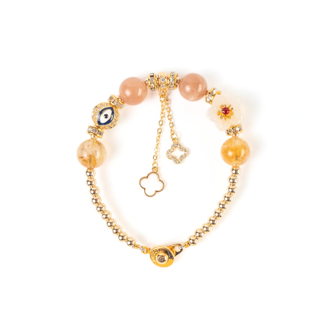 Mingxing Charm Gemstone Bracelet