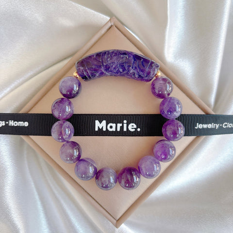 Amethyst Ruyi Gemstone Bracelet