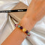Golden Lotus Hunhe Gemstone Bracelet
