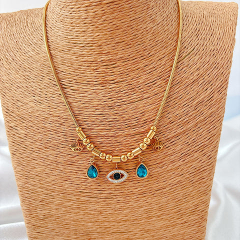 Azul Evil Eye Necklace