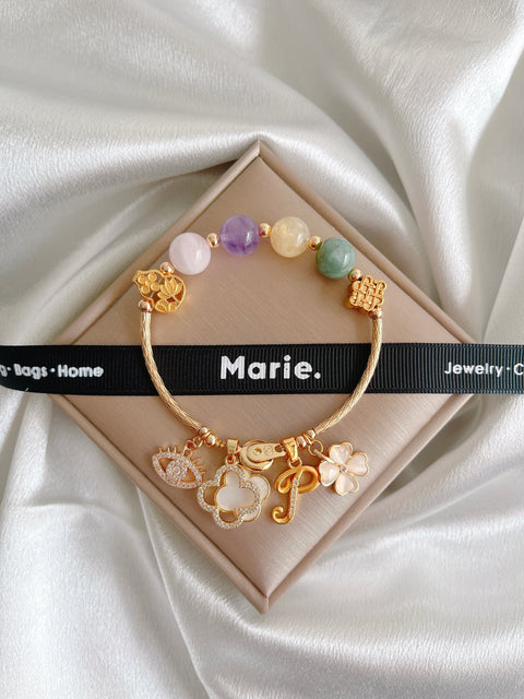 The Jin Jie Charm Gemstone Bracelet