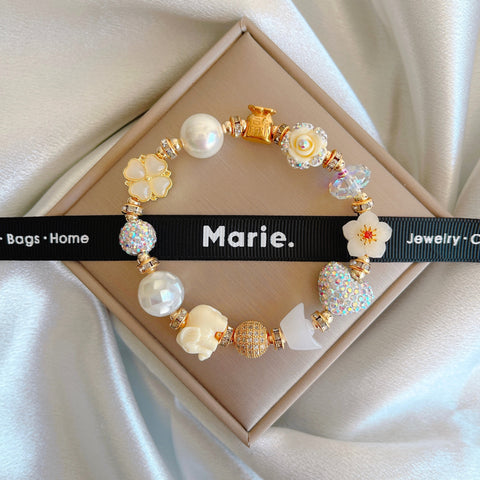 Color of the Year 2026: Duo Yun Charm Gemstone Bracelet