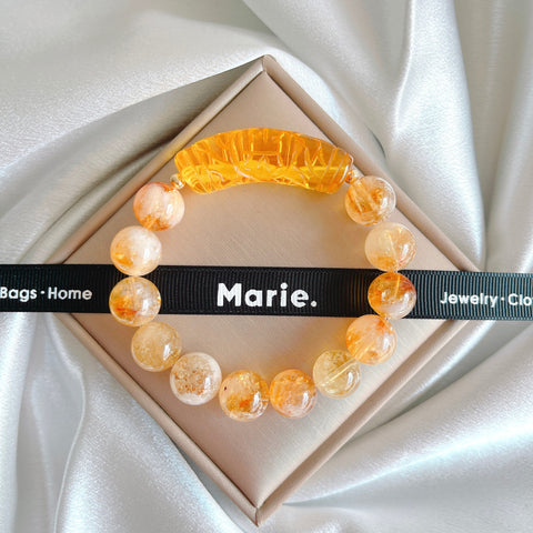 Citrine Ruyi Gemstone Bracelet