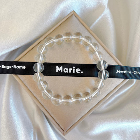 Clear Quartz Gemstone Bracelet