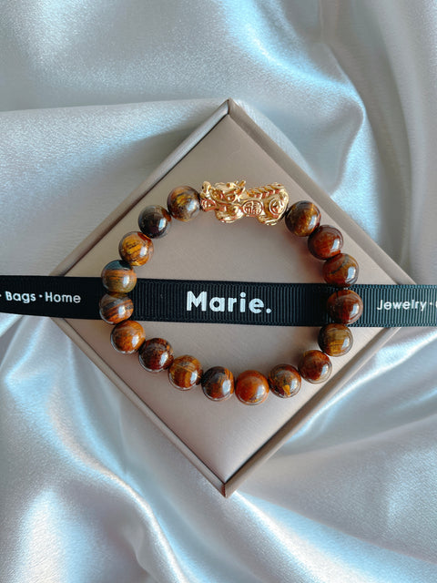 Color of the Year 2025: Tiger's Eye Pixiu Bracelet