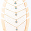 Diamond Encrusted Golden Evil Eye Necklace