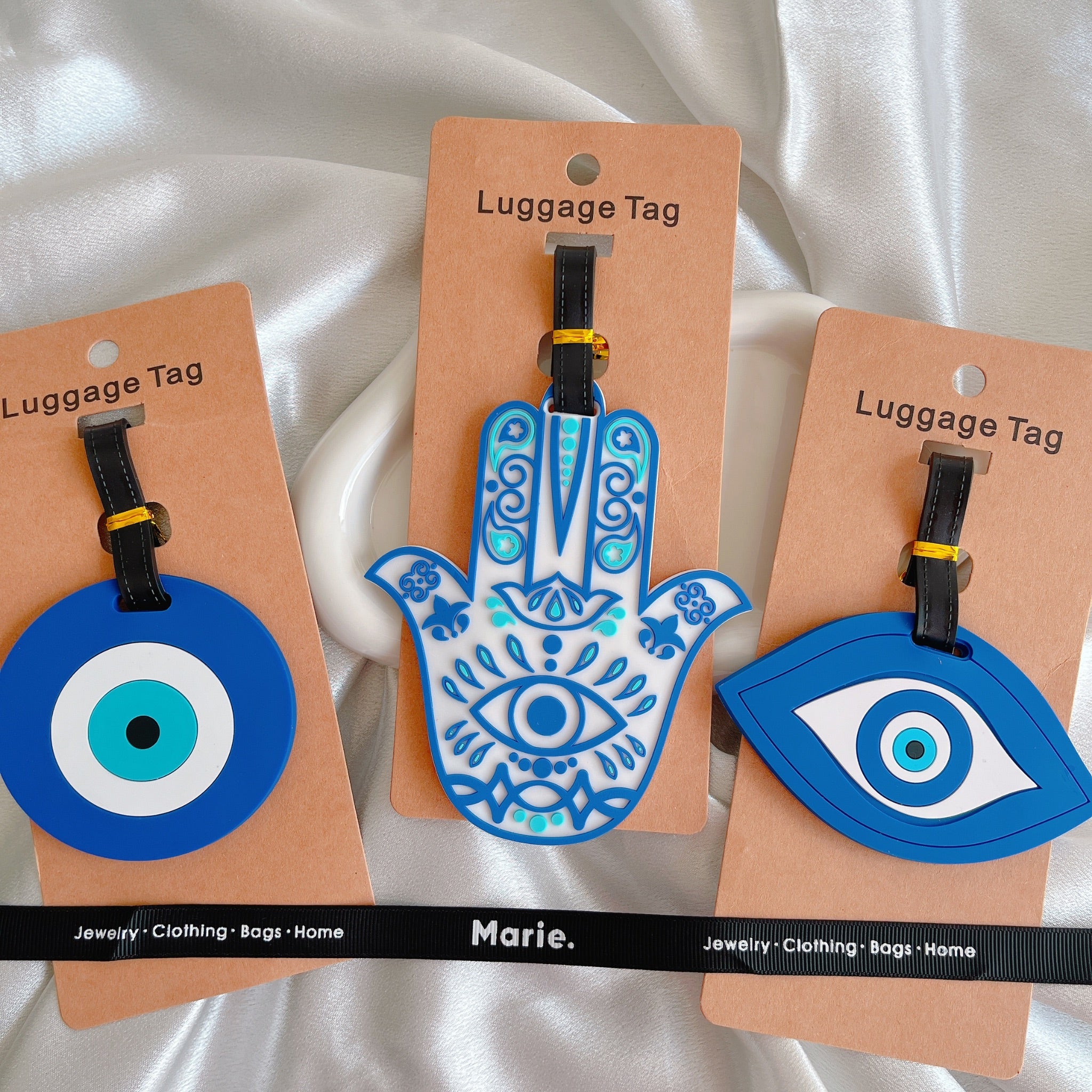 Evil Eye Bag Tag – Marie.