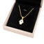 Diamond Encrusted Golden Evil Eye Necklace