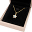 Diamond Encrusted Golden Evil Eye Necklace