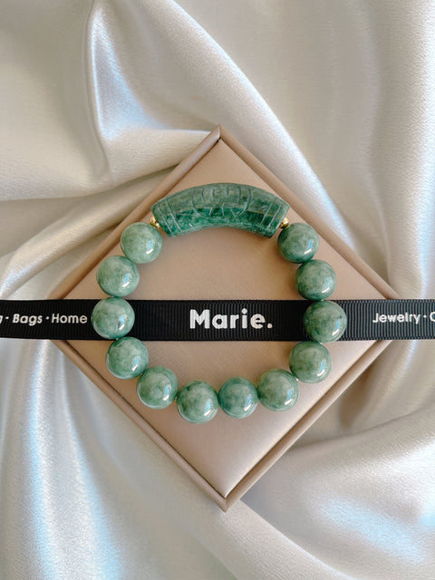 Burma Jade Ruyi Gemstone Bracelet