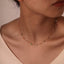 Faceted Gemstone Necklace