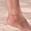 Faceted Gemstone Anklet