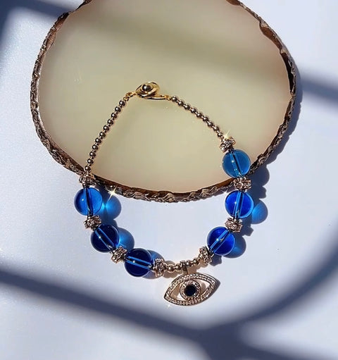 The Lanbaoshi Sapphire Charm Gemstone Bracelet