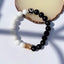Yinyang Black Obsidian & Howlite Gemstone Bracelet