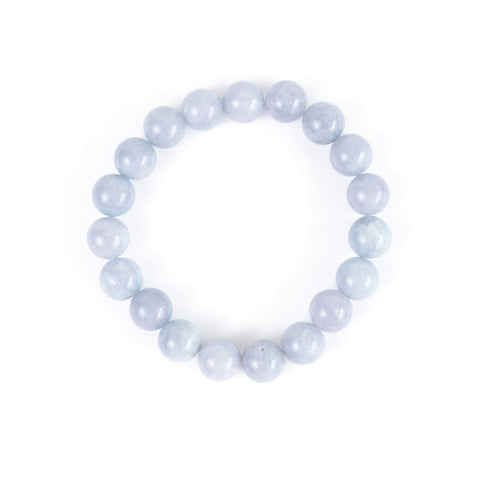 Blue Angelite Gemstone Bracelet