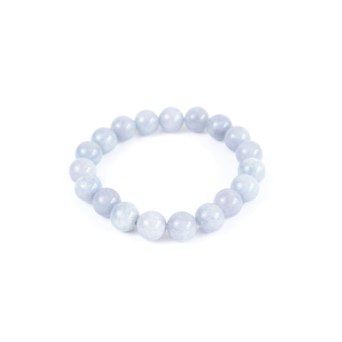 Blue Angelite Gemstone Bracelet