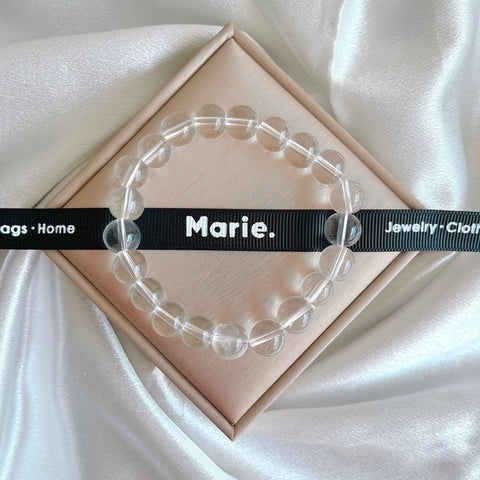 Clear Quartz Gemstone Bracelet