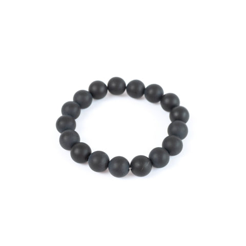 Matte Black Onyx Gemstone Bracelet
