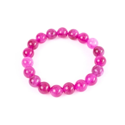 Pink Tourmaline Gemstone Bracelet