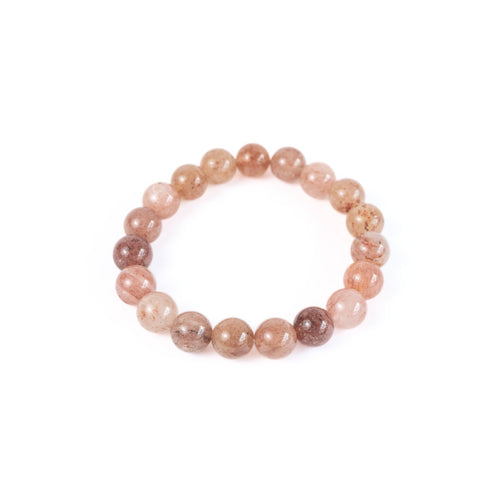 Strawberry Quartz Gemstone Bracelet