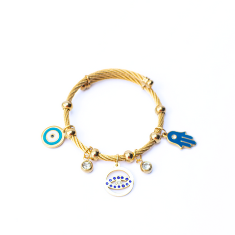 Golden El ve Göz Bangle